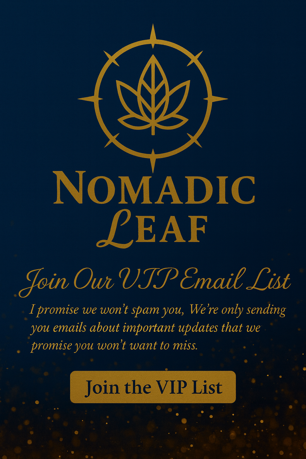 Join our VIP Email List
