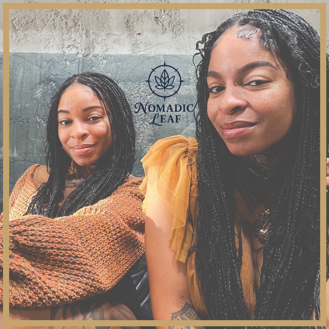 Nandi and Inky — Nomadic Leaf twin hosts